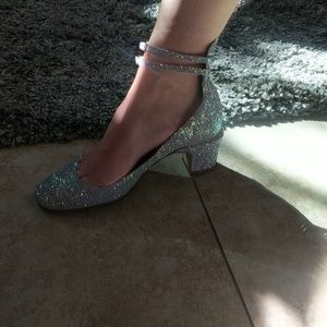 Free People Glitter Lana Block Heel